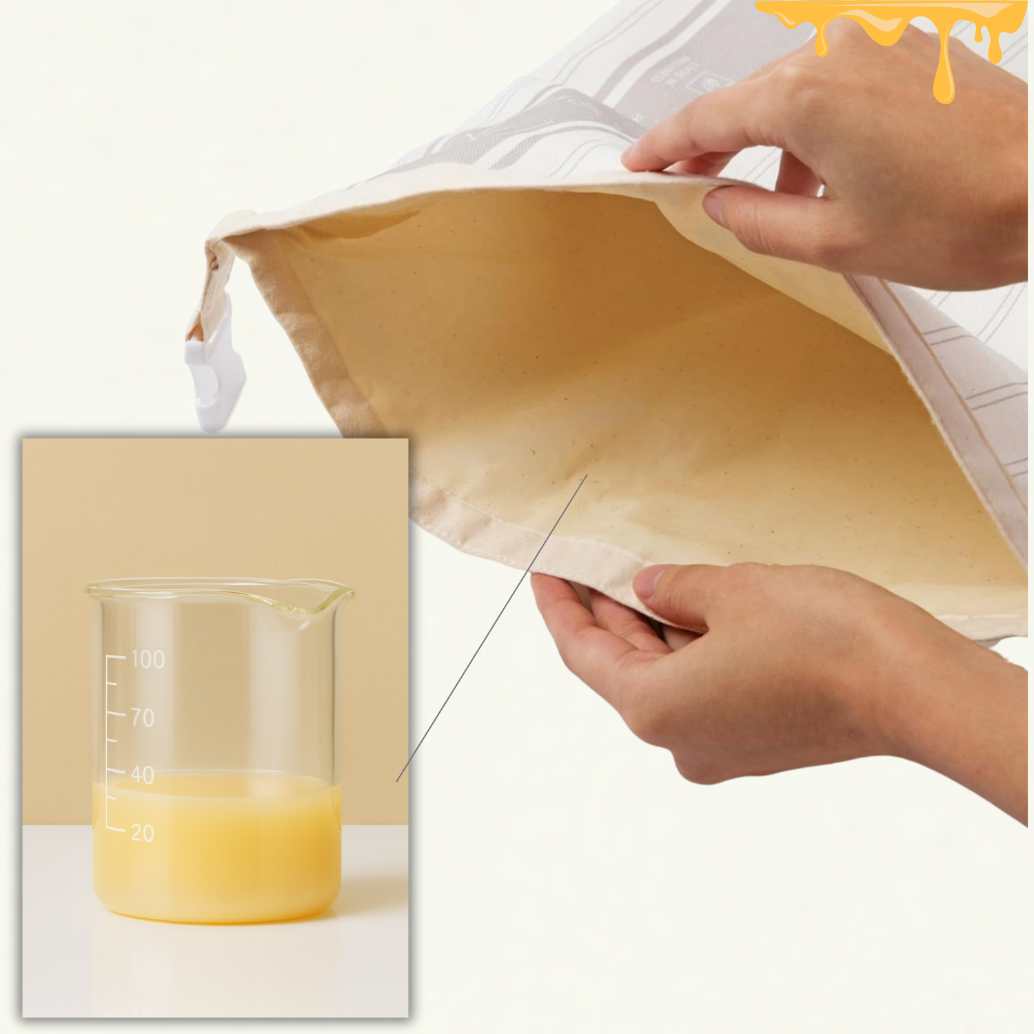 Premium 100% Cotton-Beeswax Bread Bags - by Lorine