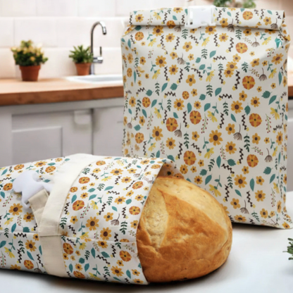 Premium 100% Cotton-Beeswax Bread Bags (from Lorine™)